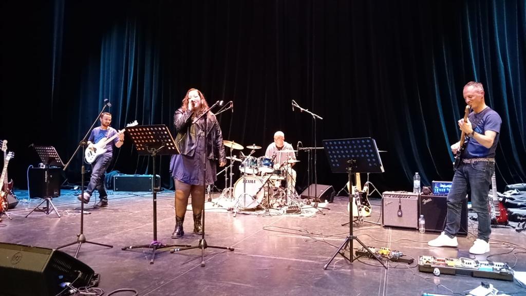 Le groupe Blue Dahoo à Bonneville en Décembre 2023 pour le Télethon